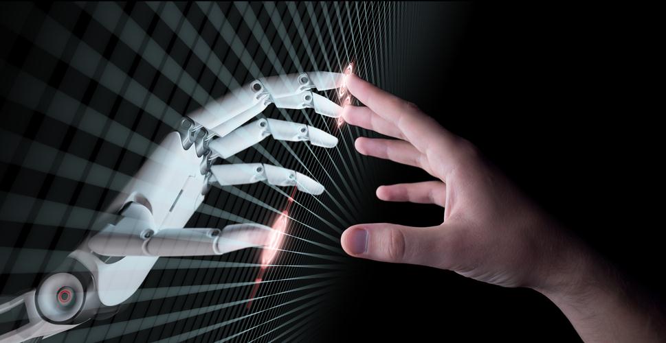 cyborg-touching-human-hand